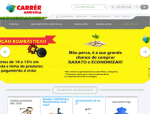 Tablet Screenshot of carrerirrigacao.com.br